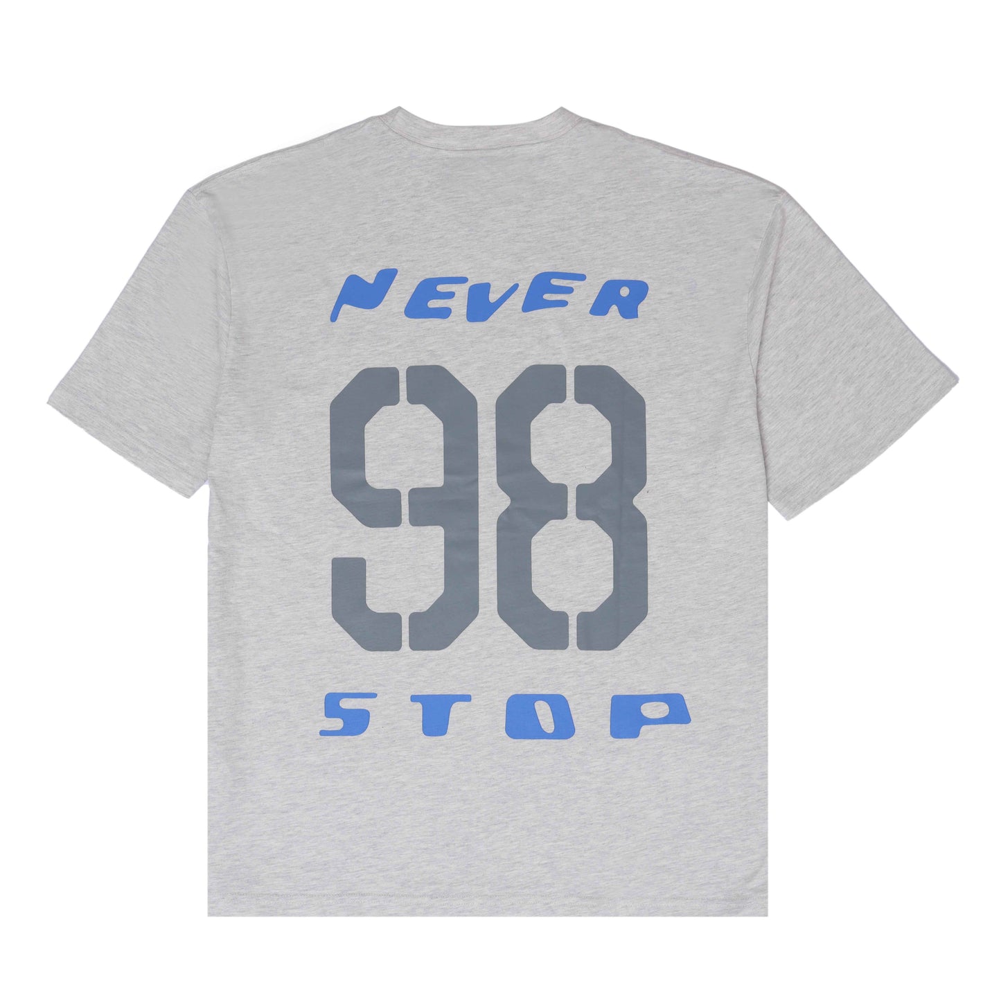 Pegador Silver Gray "Never Too Late" oversized T