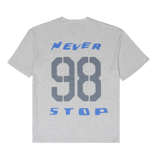 Pegador Silver Gray "Never Too Late" oversized T