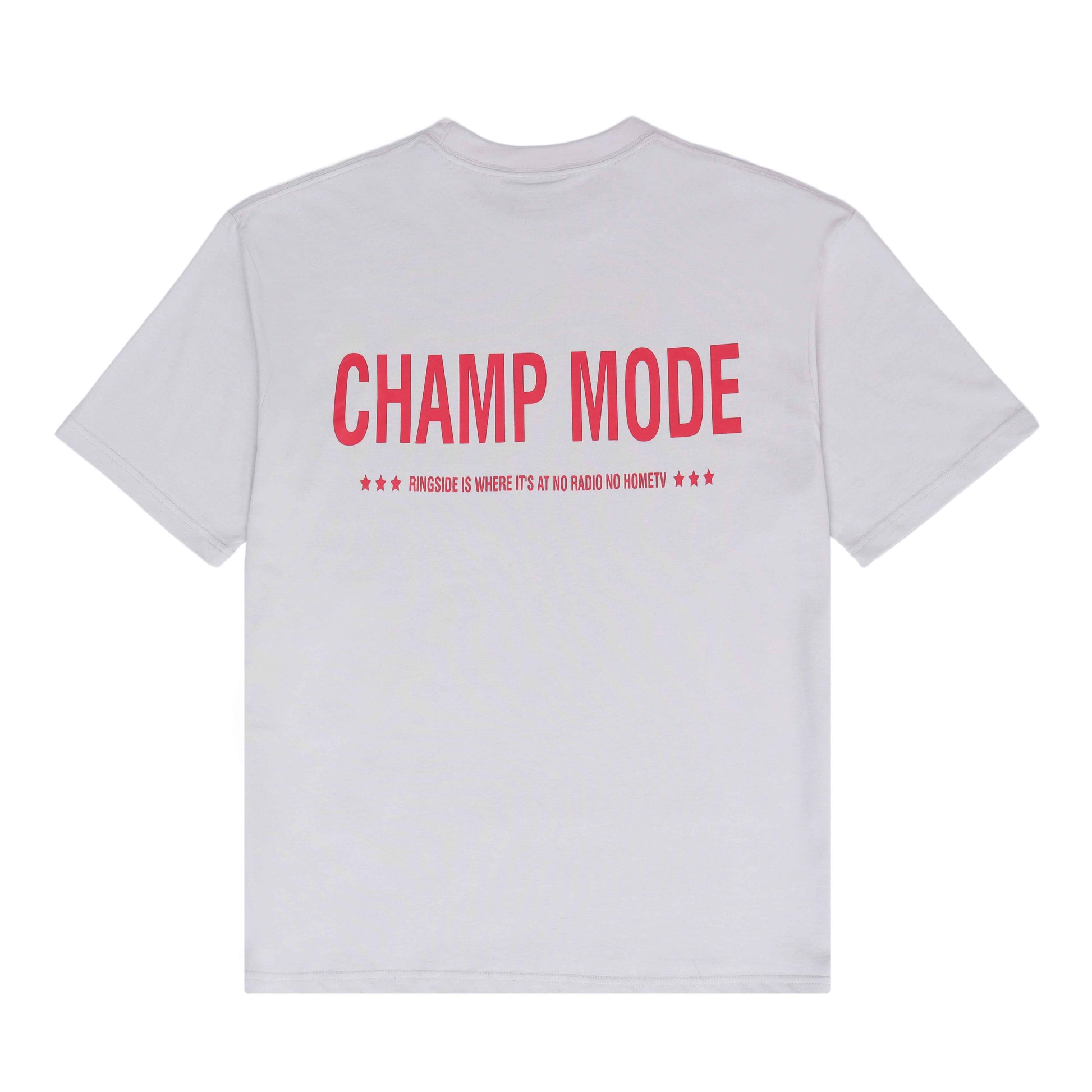 Pegador Light Gray "Champ Mode" oversized T