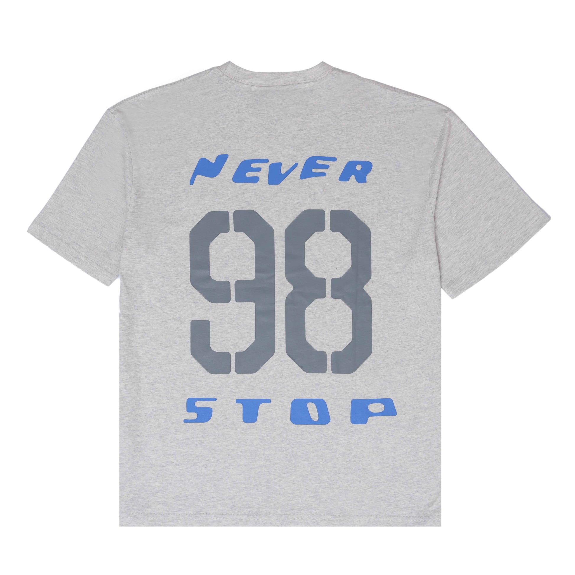 Pegador Silver Gray "Never Too Late" oversized T