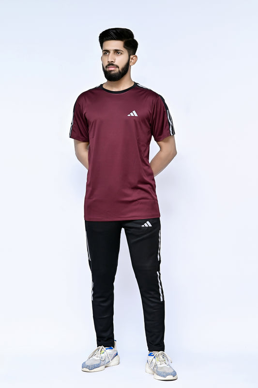 Maroon DriFit Tracksuit